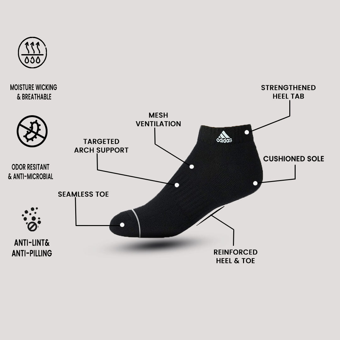 ADI Ankle Socks (Pack of 5)