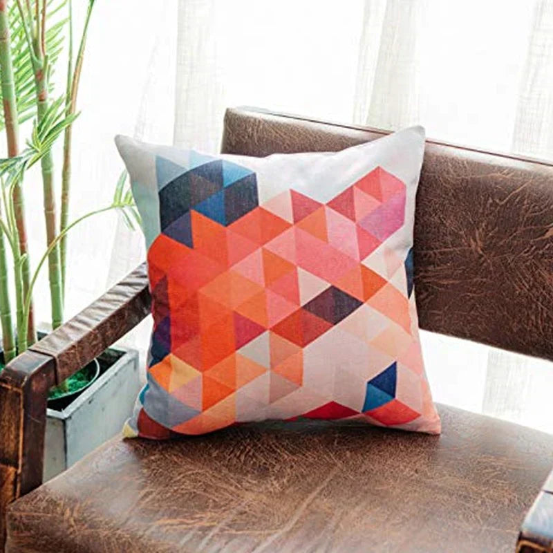 POLYGONAL CUSHION COVERS (PACK OF 4)