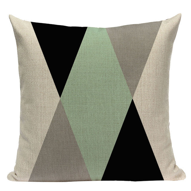 MODERN GEOMETRIC DRAWING CUSHION COVER (PACK OF 5)