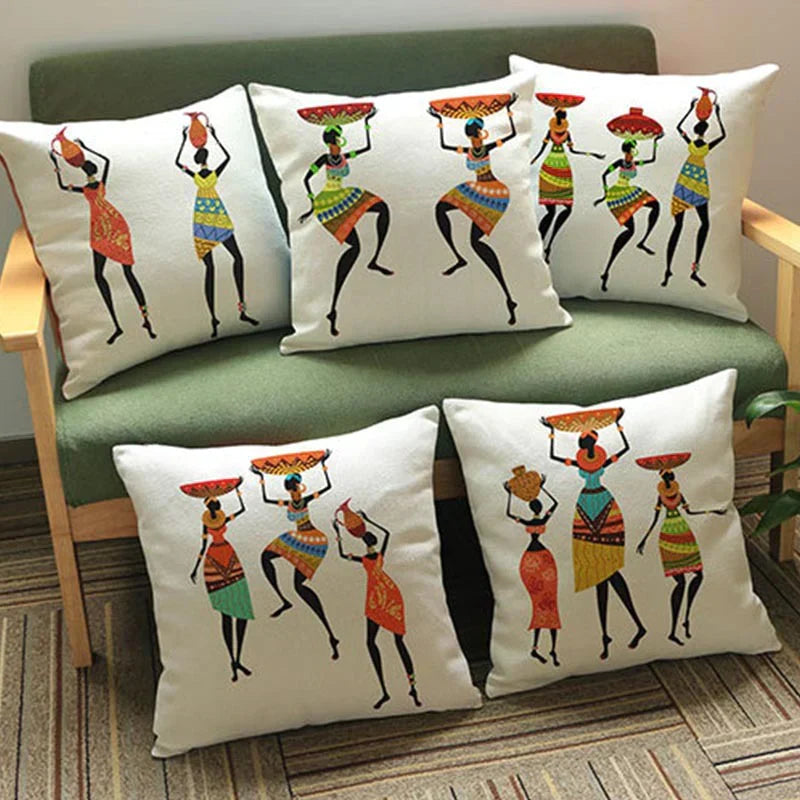 DANCING AFRICAN CUSHION (PACK OF 5)