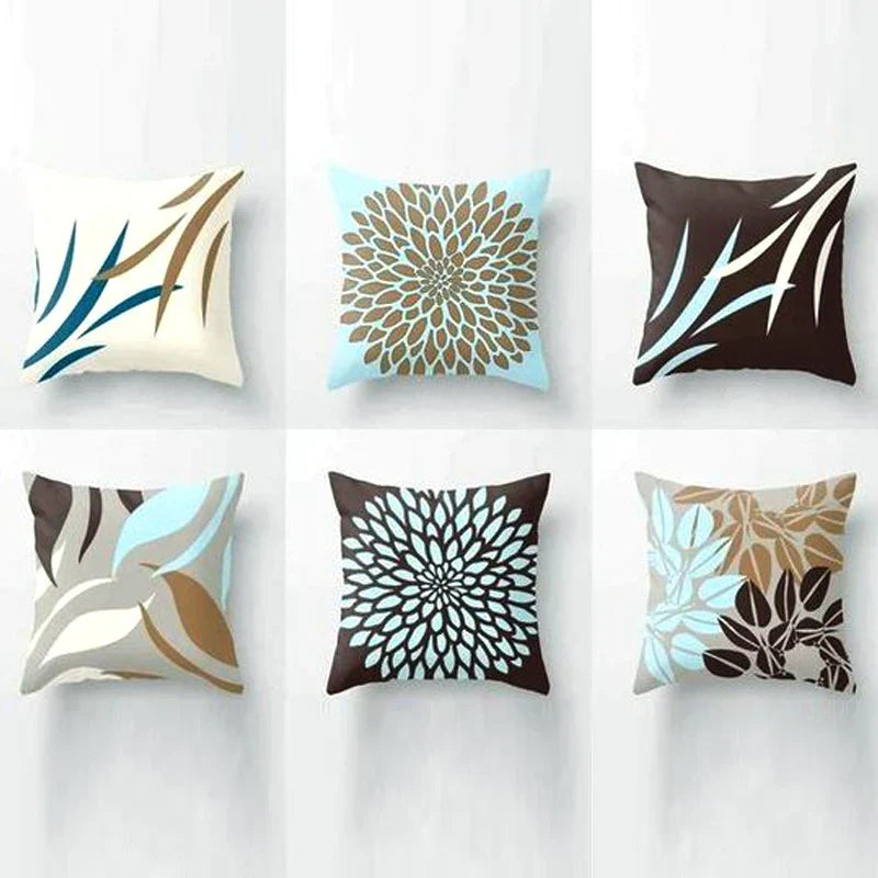 Blue Decorative Cushion Covers (Pack of 6)